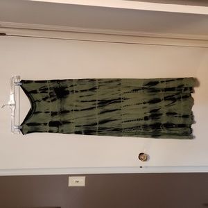 Billabong Tie Dye Skirt/Strapless Dress